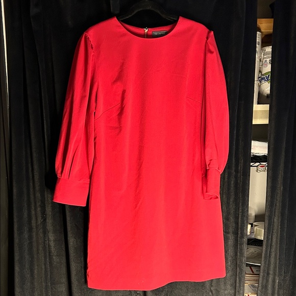 Power Red Shift Dress – Desk to Dinner Essential (Size 16) - Picture 1 of 6